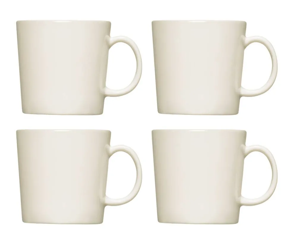 Iittala Teema valkoinen muki 0,3L 4 kpl
