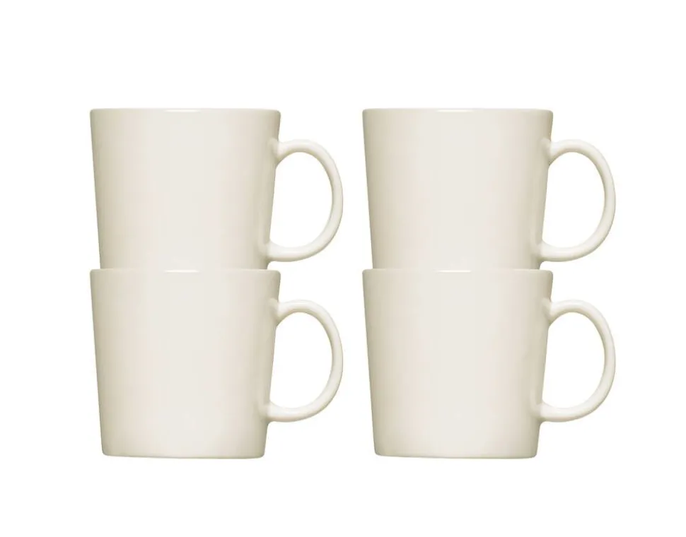 Iittala Teema valkoinen muki 0,3L 4 kpl