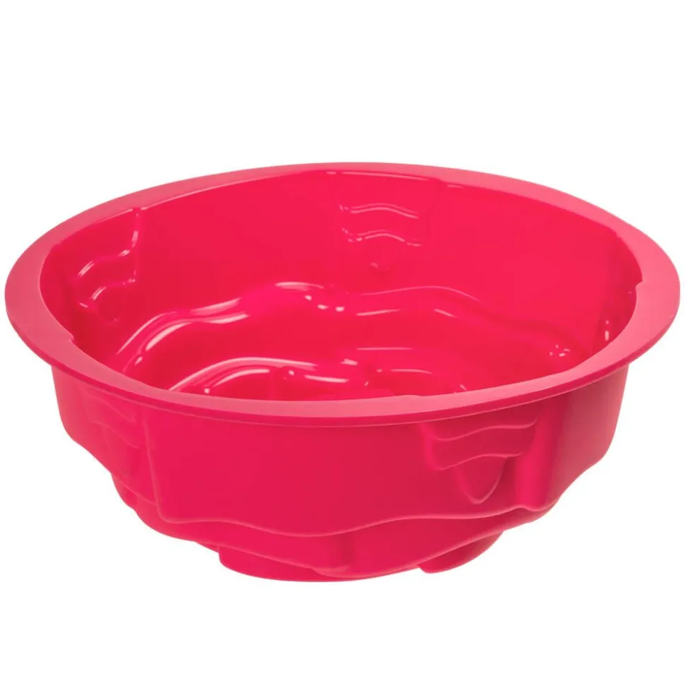 Iloleipuri ruusuvuoka 23 cm silikonia pinkki