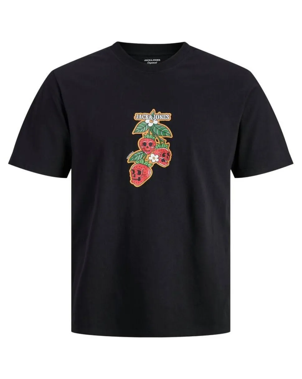 Jack Jones Plus t-paita Jorcatskills Skull