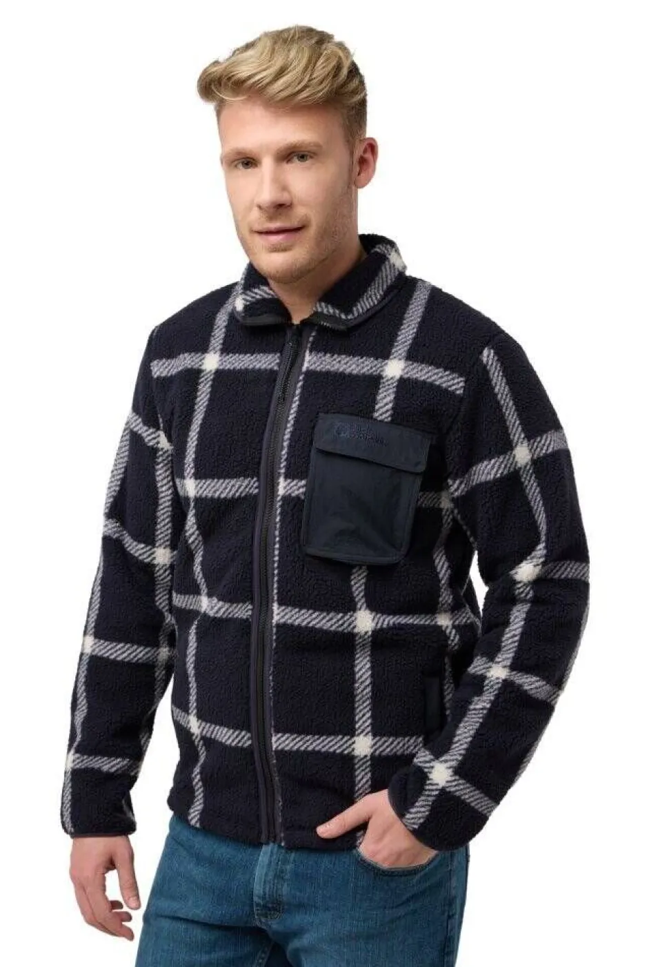Jack Wolfskin fleece Felslicht Check jkt