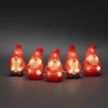 Konstsmide akryylivalosarja Joulupukit 5 kpl/setti  40 x LED