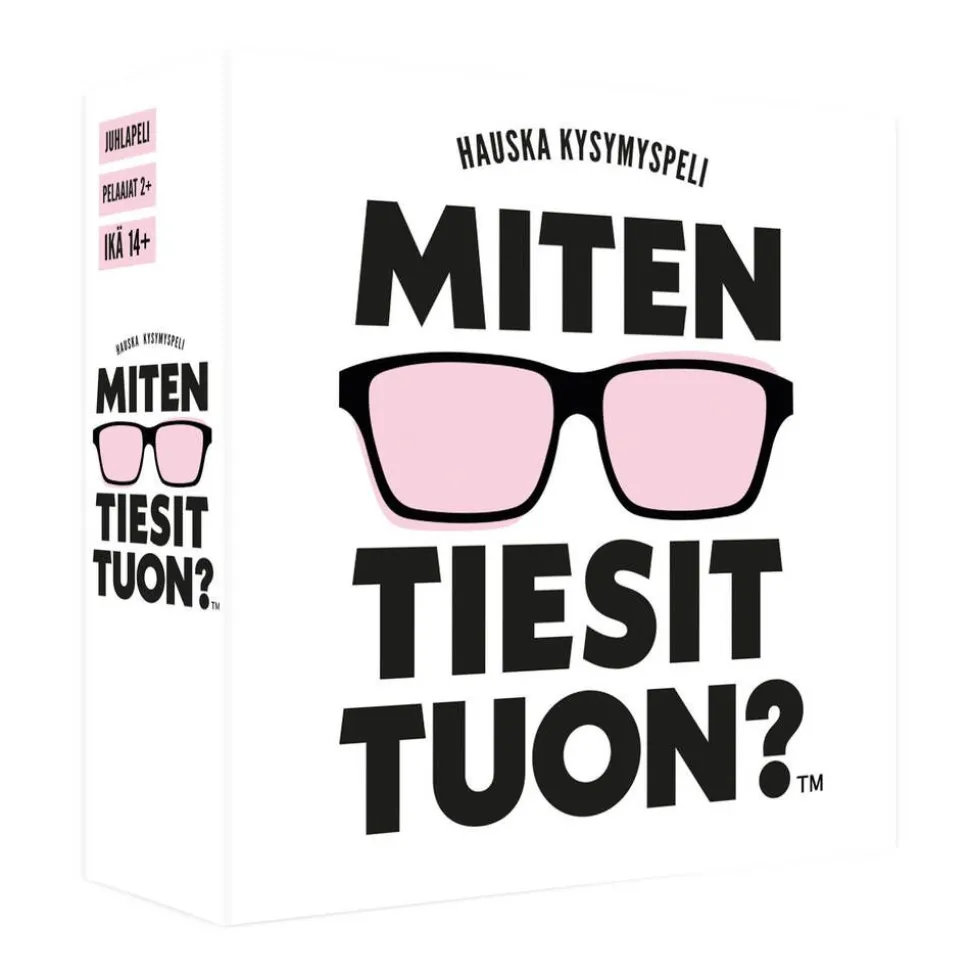 Kylskåpspoesi kysymyspeli Miten Tiesit Tuon