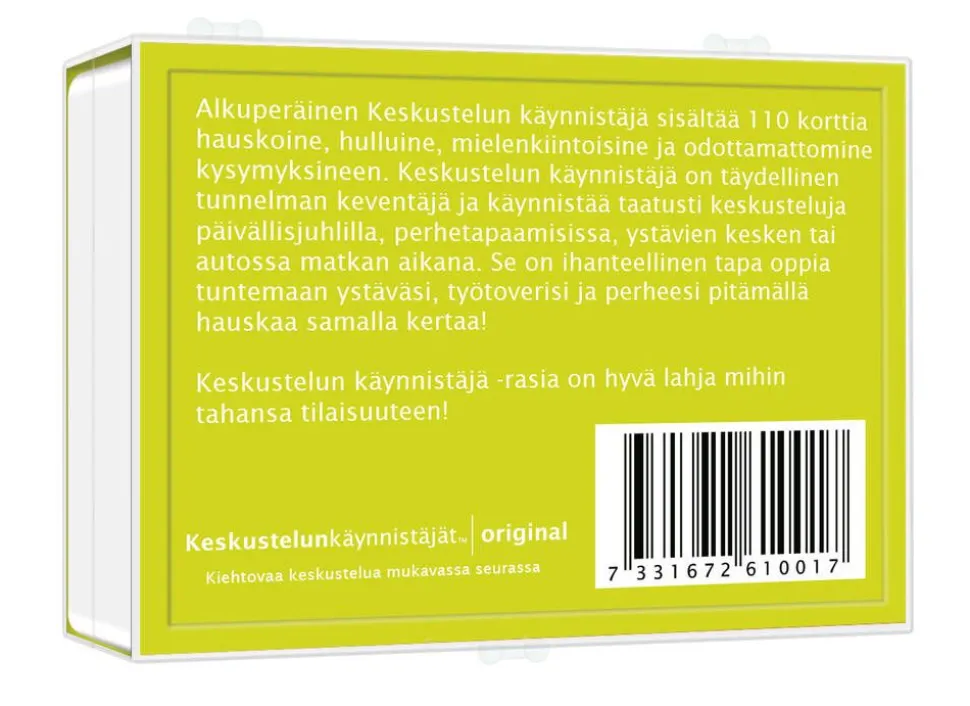 Kylskåpspoesi peli Keskustelunkäynnistäjät Original