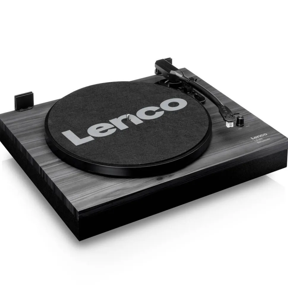 Lenco vinyylilevysoitin + kaiuttimet LS-300 musta