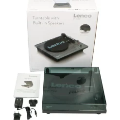 Lenco vinyylilevysoitin LS-10 musta