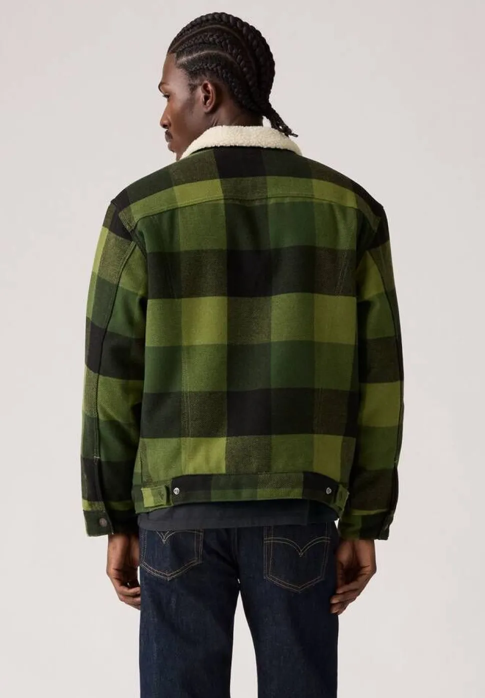 Levi's takki Relaxed Fit Plaid Trucker
