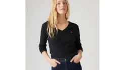 Levi's t-paita Essential HM LS Vneck Tee