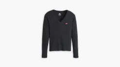 Levi's t-paita Essential HM LS Vneck Tee
