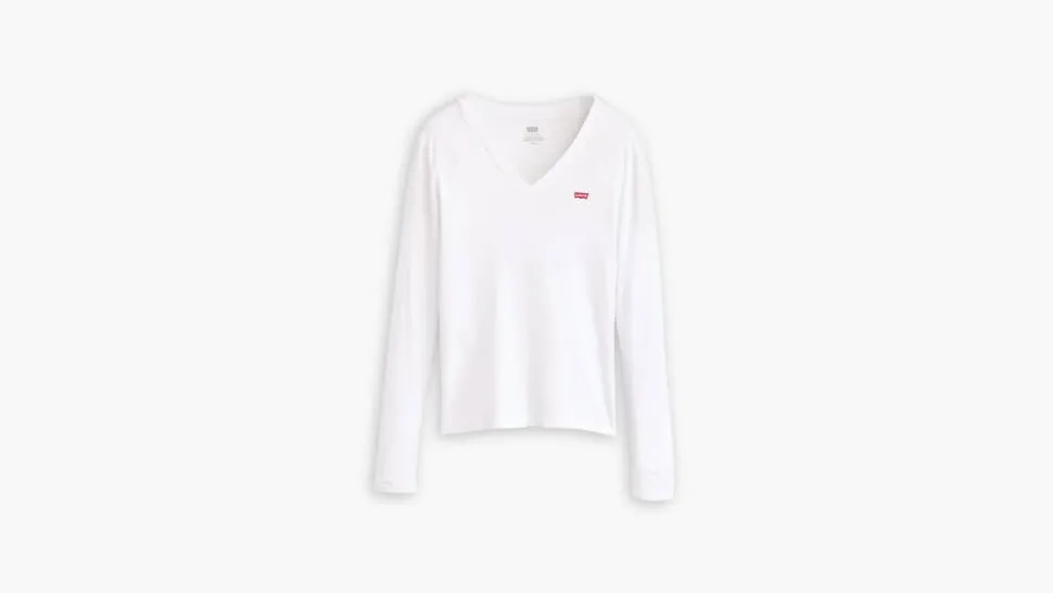 Levi's t-paita Essential HM LS Vneck Tee