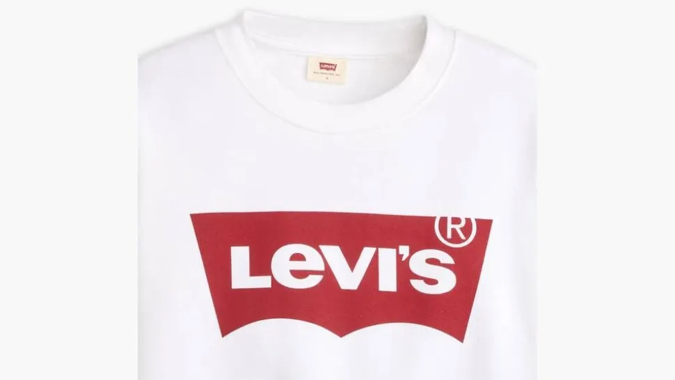 Levi's collegepaita Everyday Crew Batwing White