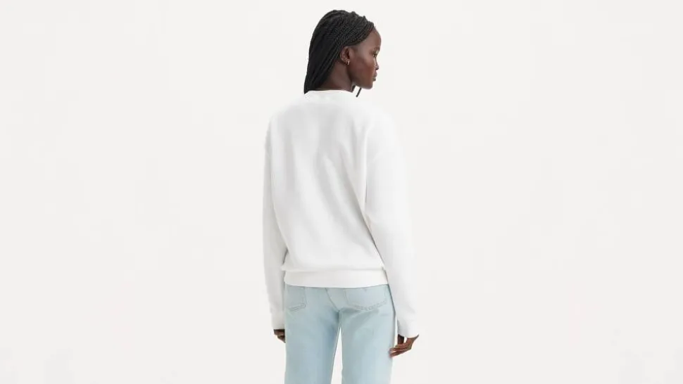 Levi's collegepaita Everyday Crew Batwing White