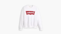 Levi's collegepaita Everyday Crew Batwing White
