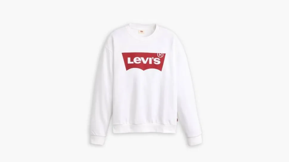 Levi's collegepaita Everyday Crew Batwing White