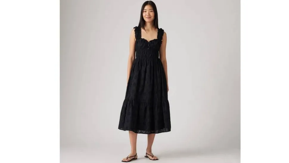 Levi's mekko Amaya Tiered Maxi Dress