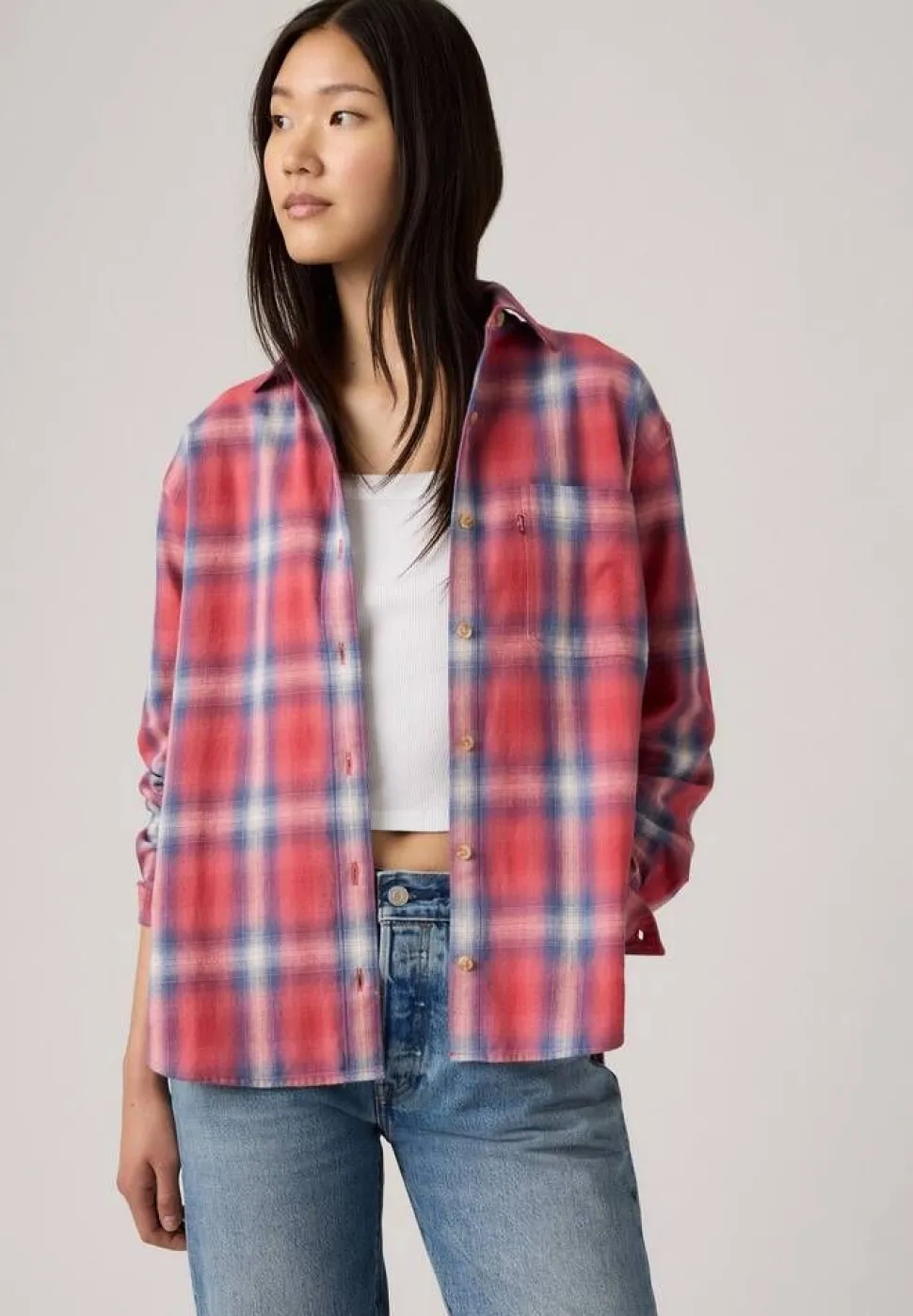 Levi's pusero Western Harlie Flannel