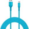 Livia latausjohto USB- C, 2 m turkoosi