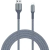 Livia latausjohto USB-lightning, 2 m harmaa