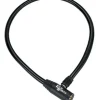 Locksmith vaijerilukko Newsnake 600x8 mm musta