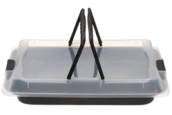 Maku Bake&Carry piirakkavuoka + kansi 3,45 L 42x30x4,5 cm mu