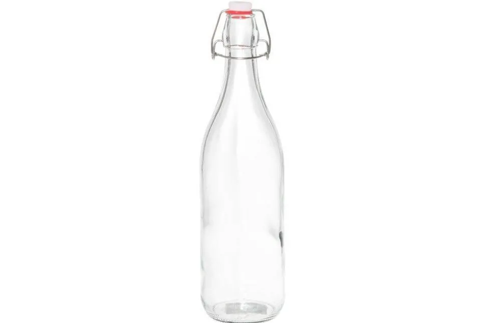Marjukka lasipullo patenttikorkilla 1 l