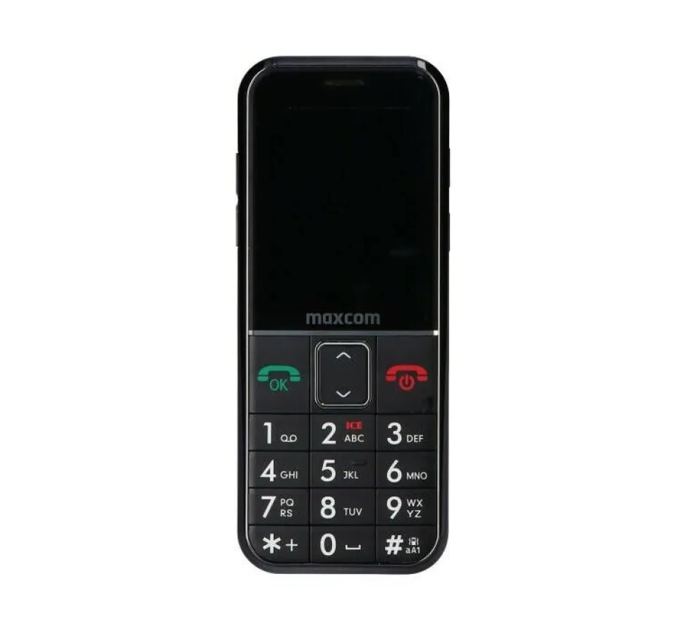 Maxcom matkapuhelin MM735BB SOS-turvarannekkeella