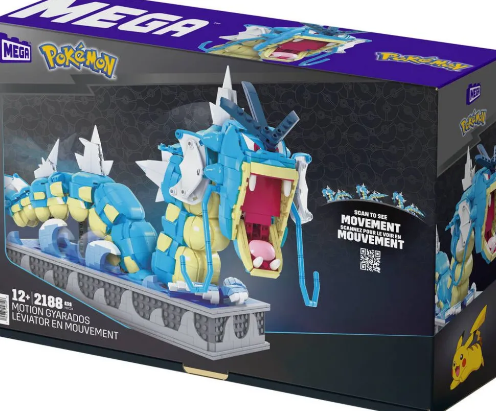 Mega Pokemon rakennussetti Kinetic Gyrados