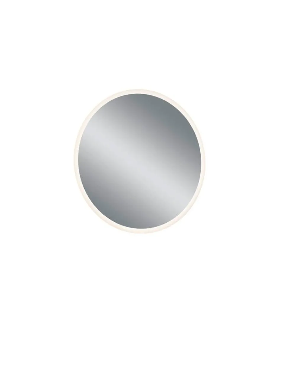 Mirrors and More peili Aura LED-valolla Ø60 cm peililasi IP4