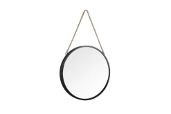 Mirrors and More peili Taira Ø40 cm musta narulla