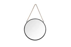Mirrors and More peili Taira Ø40 cm musta narulla