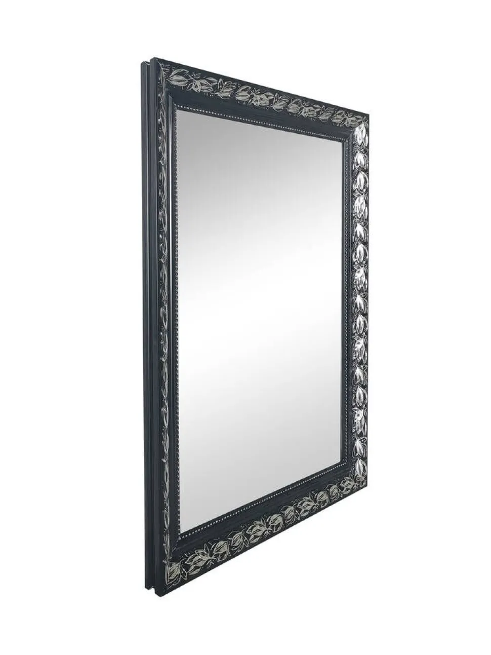 Mirrors and More peili Tanja 55 x 70 cm musta/hopea