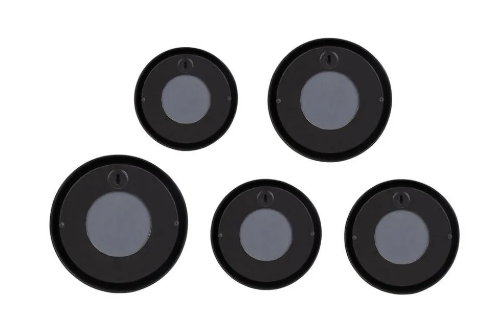 Mirrors and More peilisetti Vivien 5-pack musta