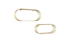 Mirrors and More seinähyllysetti Joyce 2-pack kulta