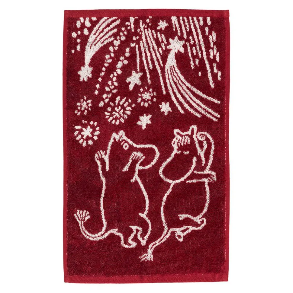 Moomin Arabia käsipyyhe 30x50 cm Juhlan Aika GOTS
