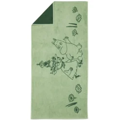 Moomin Arabia kylpypyyhe 70x140 cm Sydänystävät GOTS
