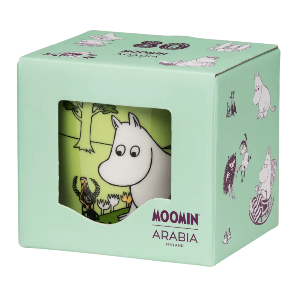 Moomin Arabia muki 0,3 l Muumipeikko 80 v.
