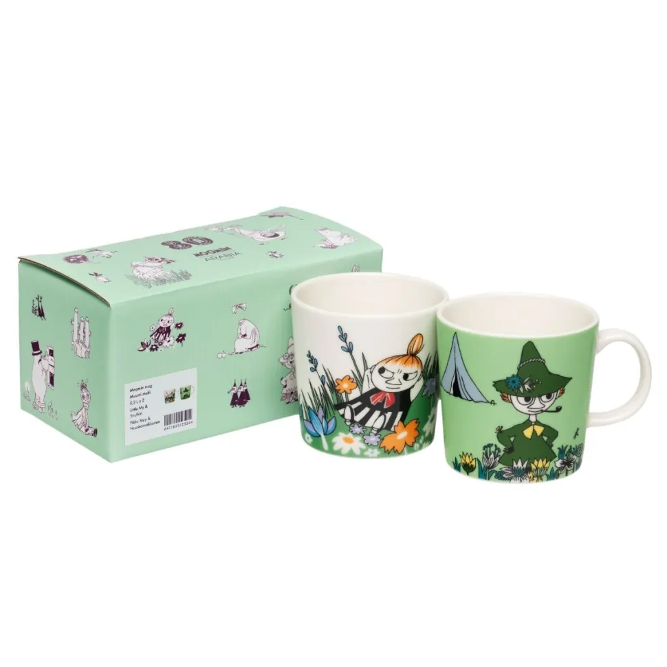 Moomin Arabia muki 0,3 l Pikku Myy & Nuuskamuikkunen 2 kpl