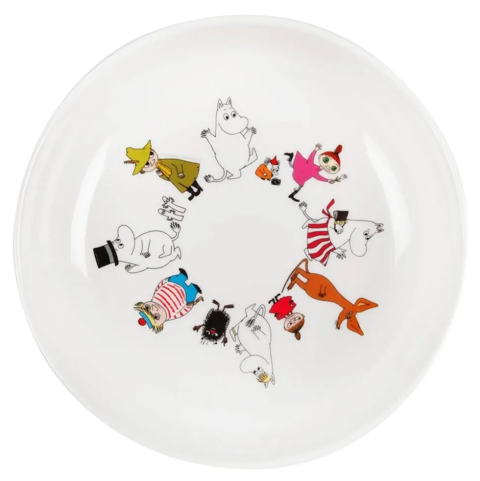Moomin Hahmot lautanen syvä 17 cm melamiini