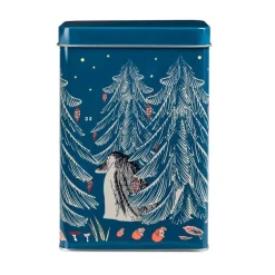 Moomin kahvipurkki Ikimetsä sininen