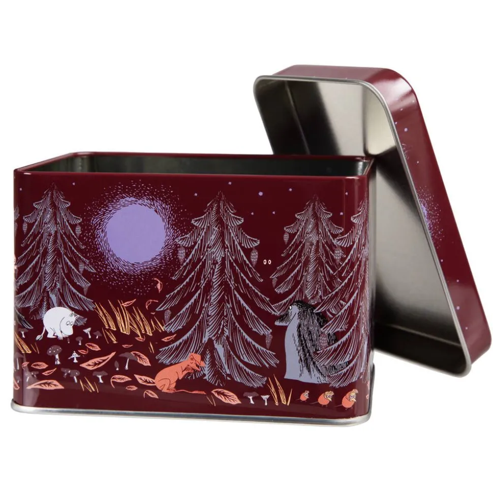Moomin teepurkki Ikimetsä punainen