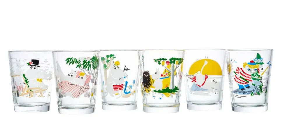 Moomin Arabia juomalasi 22 cl Puutarhajuhlat