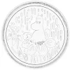 Moomin Arabia lautanen Ø 155 mm kirkas