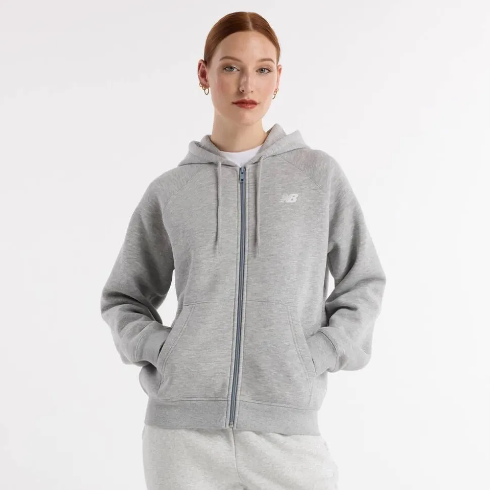 New Balance collegetakki Sport Fleece Logo Full Zip