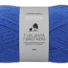 Novita 7 Veljestä lanka 100 g 136 lobelia