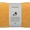 Novita 7 Veljestä lanka 100 g 268 auringonkukka
