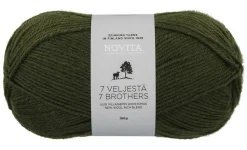 Novita 7 Veljestä lanka 100 g 391 kuusikko