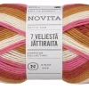 Novita 7 Veljestä Raita lanka Jättiraita 150g 8271 ilta-auri
