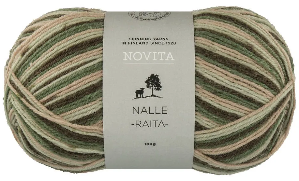 Novita Nalle Raita lanka 100 g menninkäinen 8201