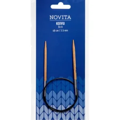 Novita pyöröpuikot 40 cm koivu 3.5
