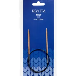 Novita pyöröpuikot 40 cm koivu 3.0